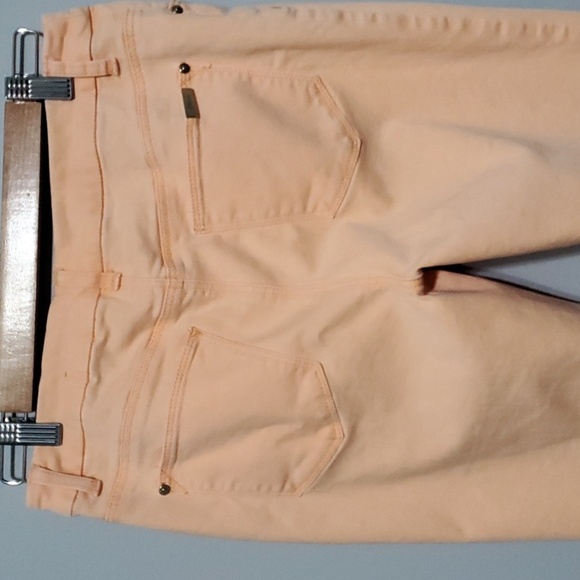 Chico's Jeans Womens Size 4 Chicos 0 Peach So Slimming Girlfriend Slim Leg Ankle - Picture 7 of 12